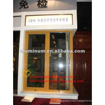 aluminium inward open window